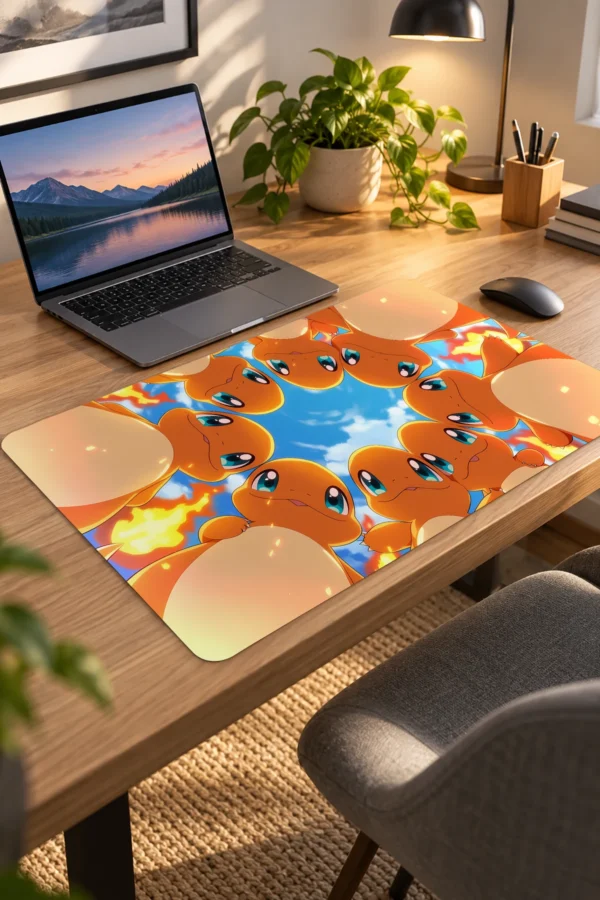 Flame Circle Sky Dizüstü Gaming Mousepad
