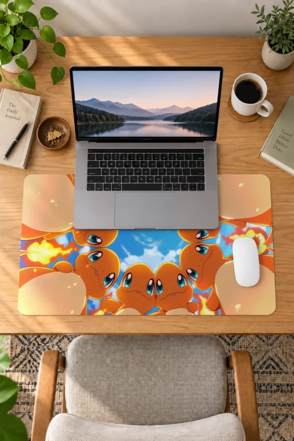 Flame Circle Sky Dizüstü Gaming Mousepad