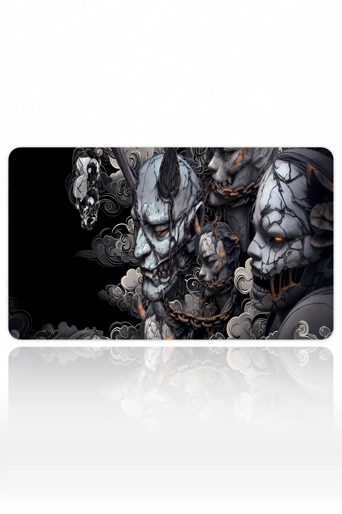 Chained Stone Demons 60x40 Gaming Mousepad Chained Stone Demons Dizüstü Gaming Mousepad
