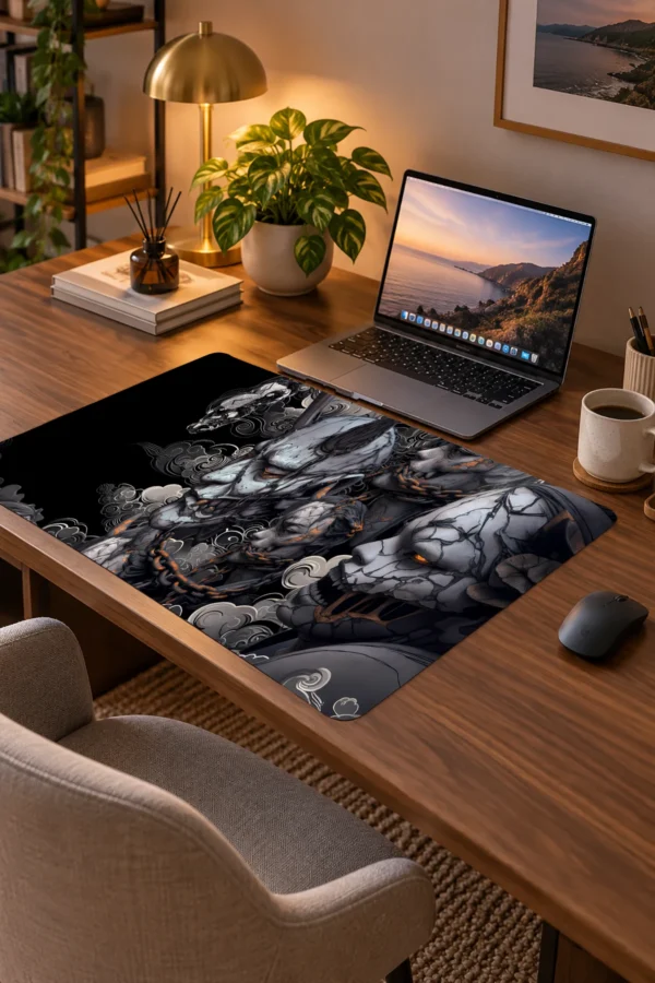 Chained Stone Demons 60x40 Gaming Mousepad Chained Stone Demons Dizüstü Gaming Mousepad