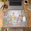 Pastel Doodle Pals Dizüstü Gaming Mousepad