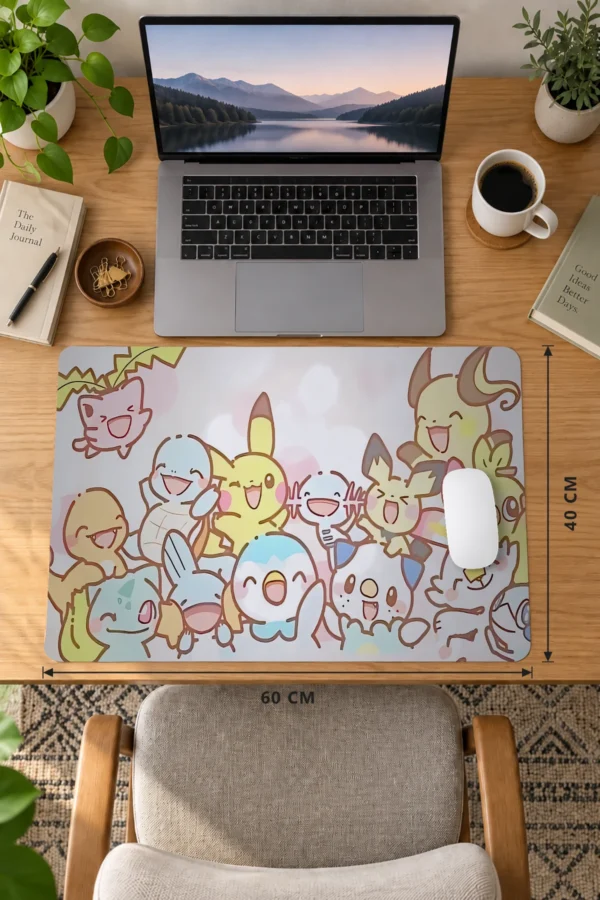 Pastel Doodle Pals Dizüstü Gaming Mousepad