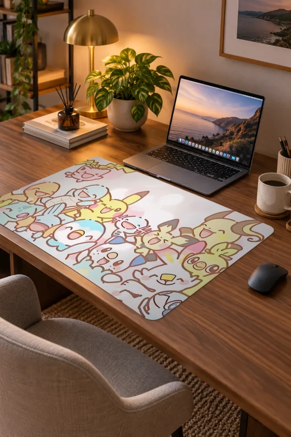 Pastel Doodle Pals Dizüstü Gaming Mousepad