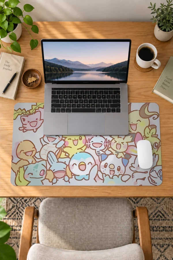 Pastel Doodle Pals Dizüstü Gaming Mousepad