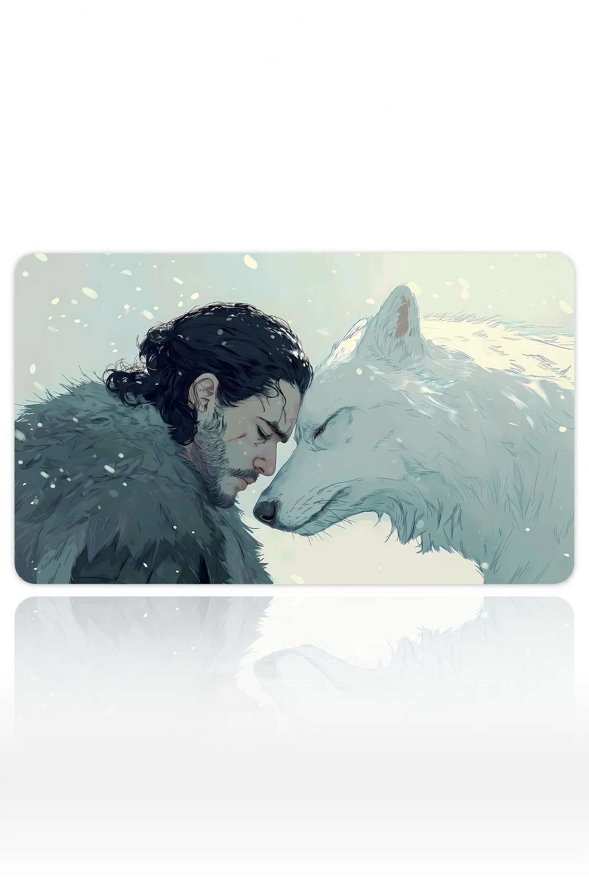 Snowbound Kinship 60x40 Gaming Mousepad Snowbound Kinship Dizüstü Gaming Mousepad
