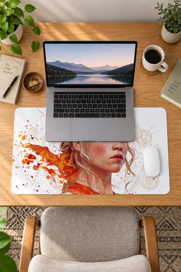 Ember Queen Sketch 60x40 Gaming Mousepad Ember Queen Sketch Dizüstü Gaming Mousepad