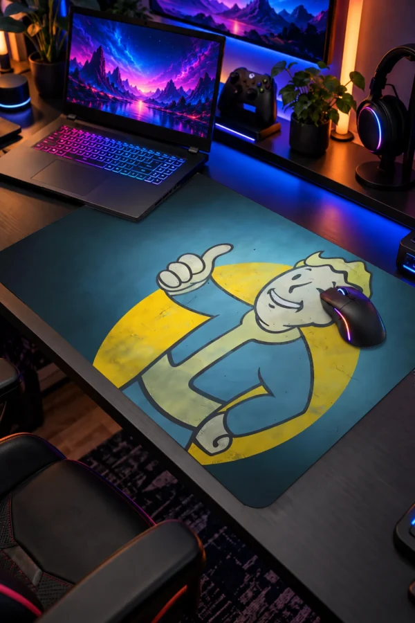 Atomic Thumbs Up 60x40 Gaming Mousepad Atomic Thumbs Up Dizüstü Gaming Mousepad
