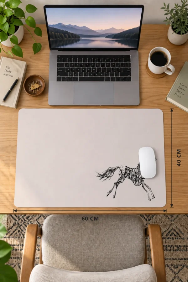 Clockwork Stallion 60x40 Gaming Mousepad Clockwork Stallion Dizüstü Gaming Mousepad