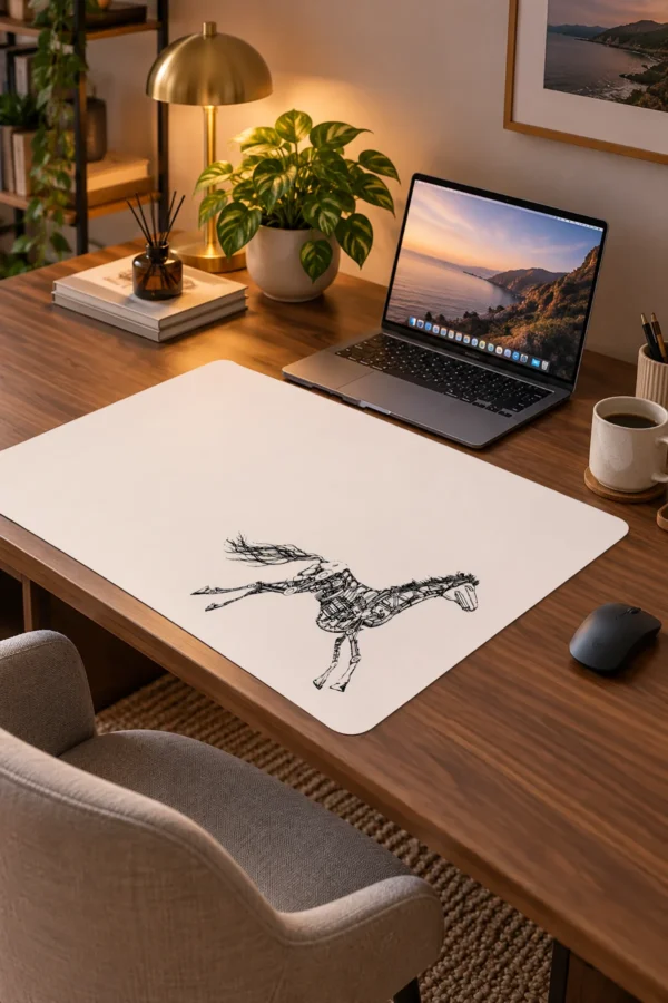 Clockwork Stallion 60x40 Gaming Mousepad Clockwork Stallion Dizüstü Gaming Mousepad