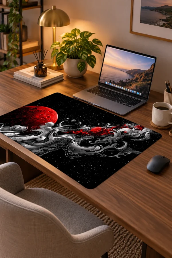 Blood Moon Vapor 60x40 Gaming Mousepad Blood Moon Vapor Dizüstü Gaming Mousepad