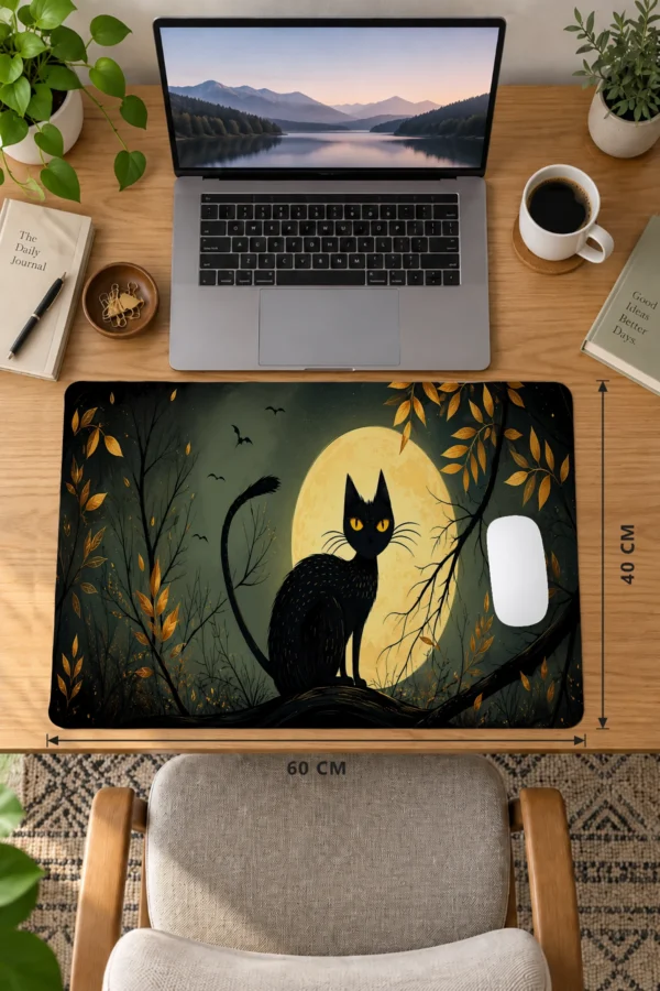 Amber Moon Prowler 60x40 Gaming Mousepad Amber Moon Prowler Dizüstü Gaming Mousepad