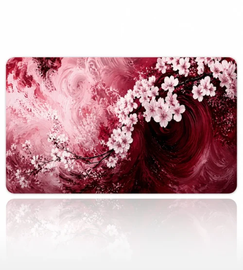 Crimson Blossom Vortex Dizüstü Gaming Mousepad