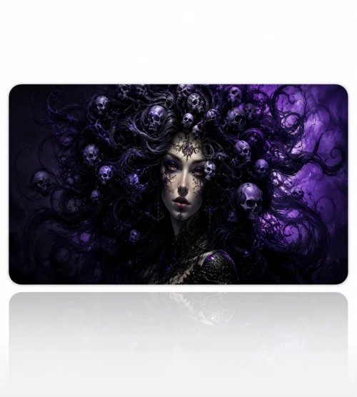 Violet Skull Siren Dizüstü Gaming Mousepad