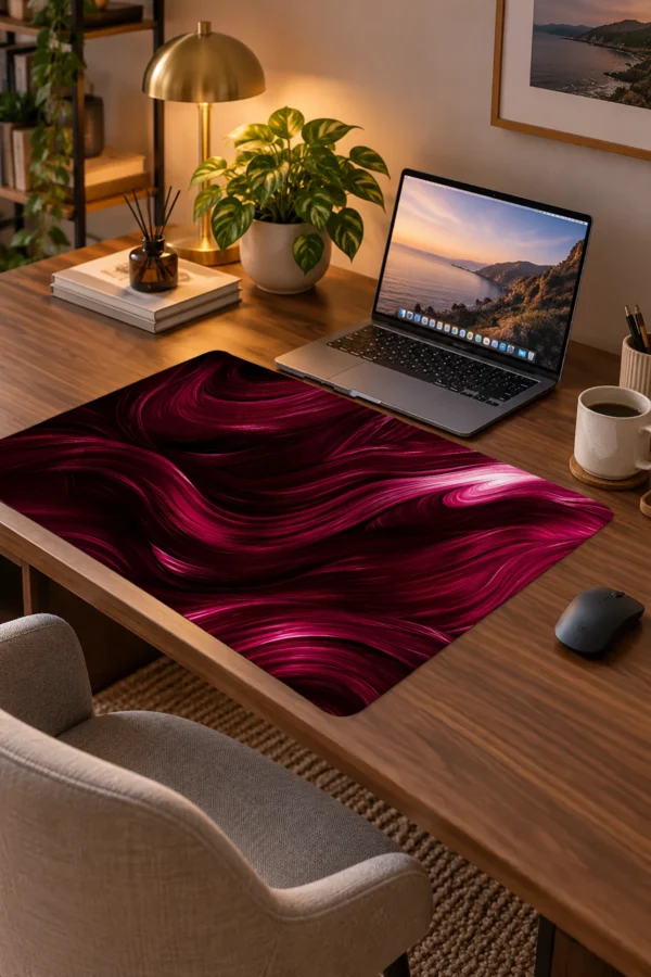Merlot Silk Flow Dizüstü Gaming Mousepad