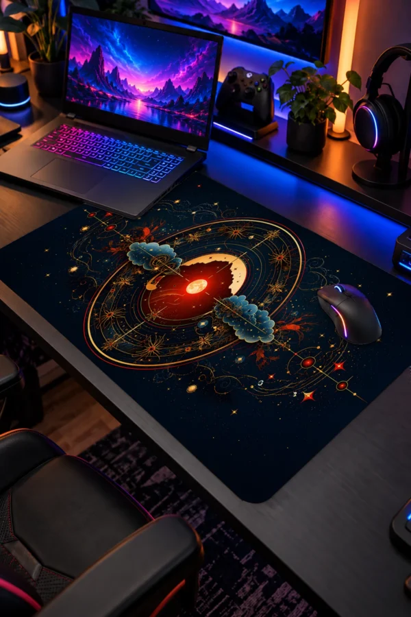 Celestial Compass 60x40 Gaming Mousepad Celestial Compass Dizüstü Gaming Mousepad