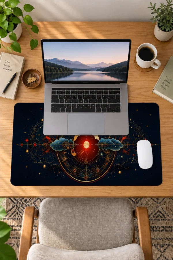 Celestial Compass 60x40 Gaming Mousepad Celestial Compass Dizüstü Gaming Mousepad