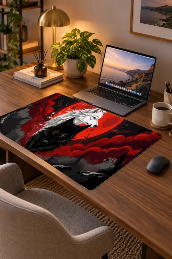 MK wolfs 60x40 Gaming Mousepad MK Wolfs Dizüstü Gaming Mousepad