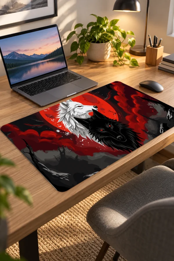 MK wolfs 60x40 Gaming Mousepad MK Wolfs Dizüstü Gaming Mousepad