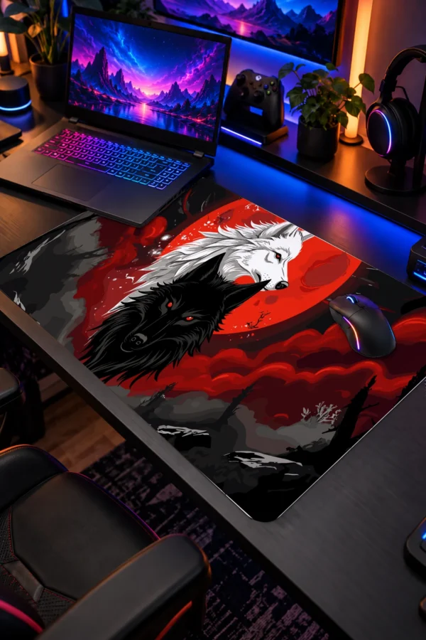 MK wolfs 60x40 Gaming Mousepad MK Wolfs Dizüstü Gaming Mousepad