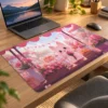 Tulip Market Kitty 60x40 Gaming Mousepad Tulip Market Kitty Dizüstü Gaming Mousepad