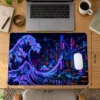Neon Tide Metropolis Dizüstü Gaming Mousepad