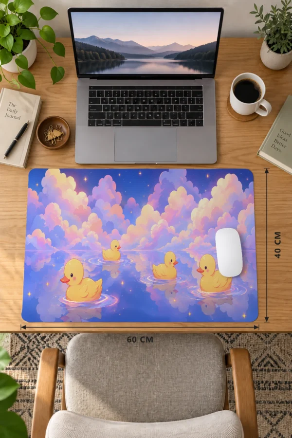 Cotton Candy Ducks Dizüstü Gaming Mousepad