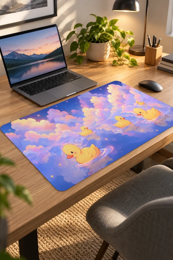 Cotton Candy Ducks Dizüstü Gaming Mousepad