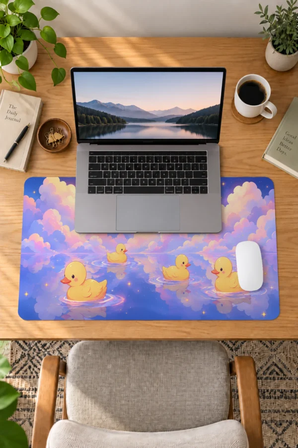 Cotton Candy Ducks Dizüstü Gaming Mousepad