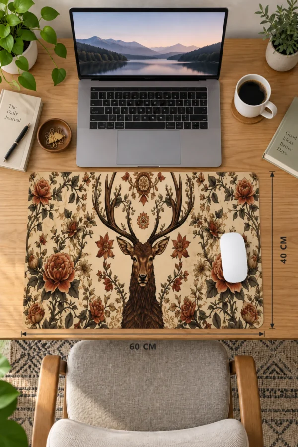 Antler Bloom 60x40 Gaming Mousepad Antler Bloom Dizüstü Gaming Mousepad