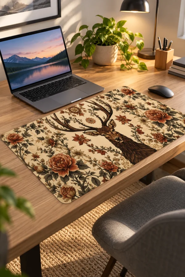 Antler Bloom 60x40 Gaming Mousepad Antler Bloom Dizüstü Gaming Mousepad