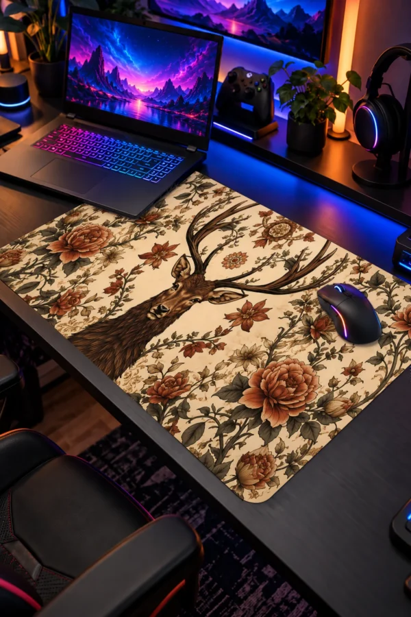 Antler Bloom 60x40 Gaming Mousepad Antler Bloom Dizüstü Gaming Mousepad
