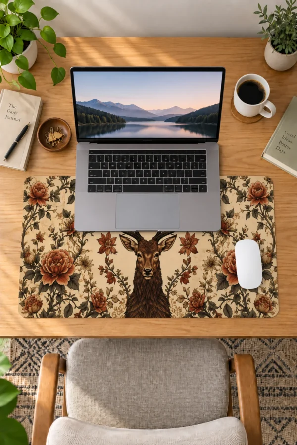 Antler Bloom 60x40 Gaming Mousepad Antler Bloom Dizüstü Gaming Mousepad