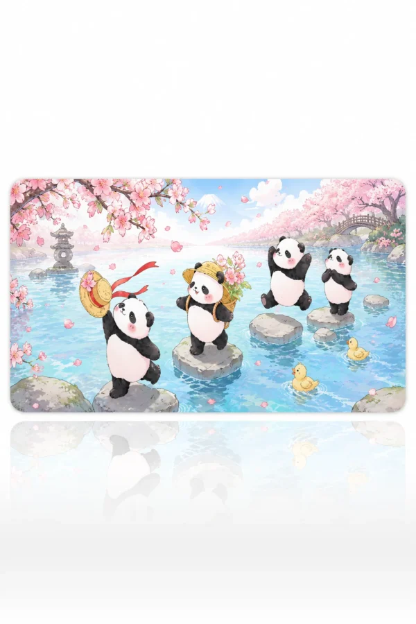 Panda Blossom Stream Dizüstü Gaming Mousepad