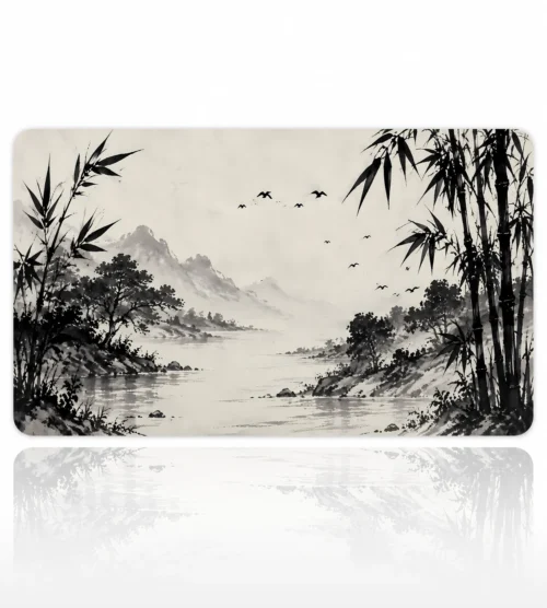 Ink Bamboo Shore 60x40 Gaming Mousepad Ink Bamboo Shore Dizüstü Gaming Mousepad