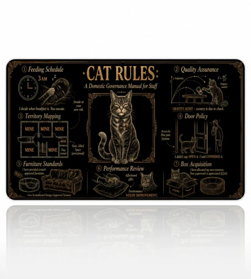 Feline Decree 60x40 Gaming Mousepad Feline Decree Dizüstü Gaming Mousepad