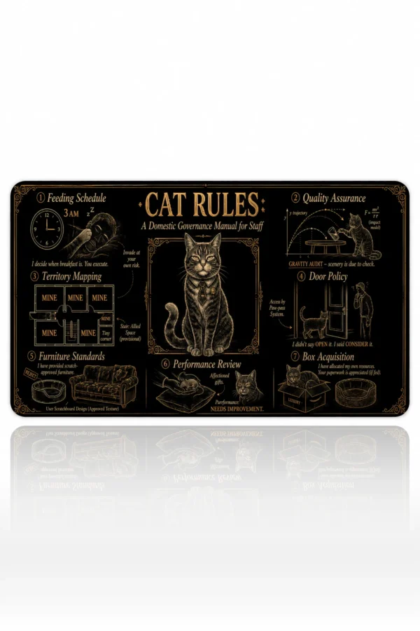 Feline Decree 60x40 Gaming Mousepad Feline Decree Dizüstü Gaming Mousepad