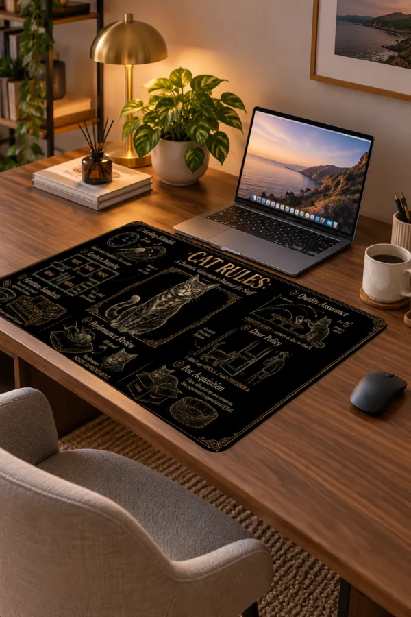 Feline Decree 60x40 Gaming Mousepad Feline Decree Dizüstü Gaming Mousepad