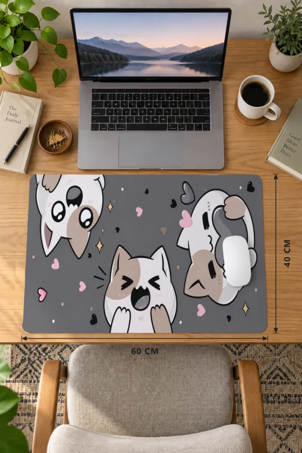 Calico Chaos 60x40 Gaming Mousepad Calico Chaos Dizüstü Gaming Mousepad