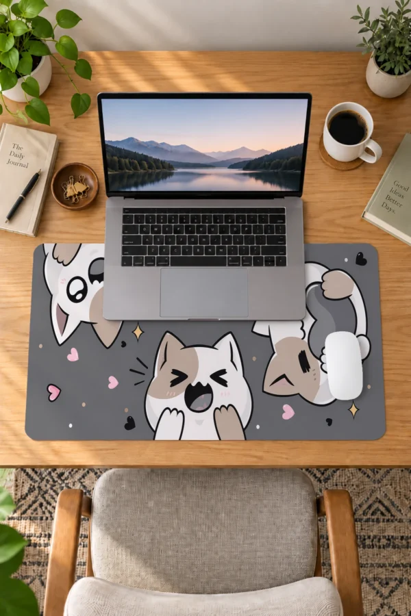 Calico Chaos 60x40 Gaming Mousepad Calico Chaos Dizüstü Gaming Mousepad
