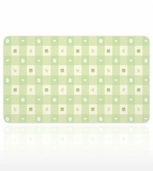 Froggy Gingham 60x40 Gaming Mousepad Froggy Gingham Dizüstü Gaming Mousepad
