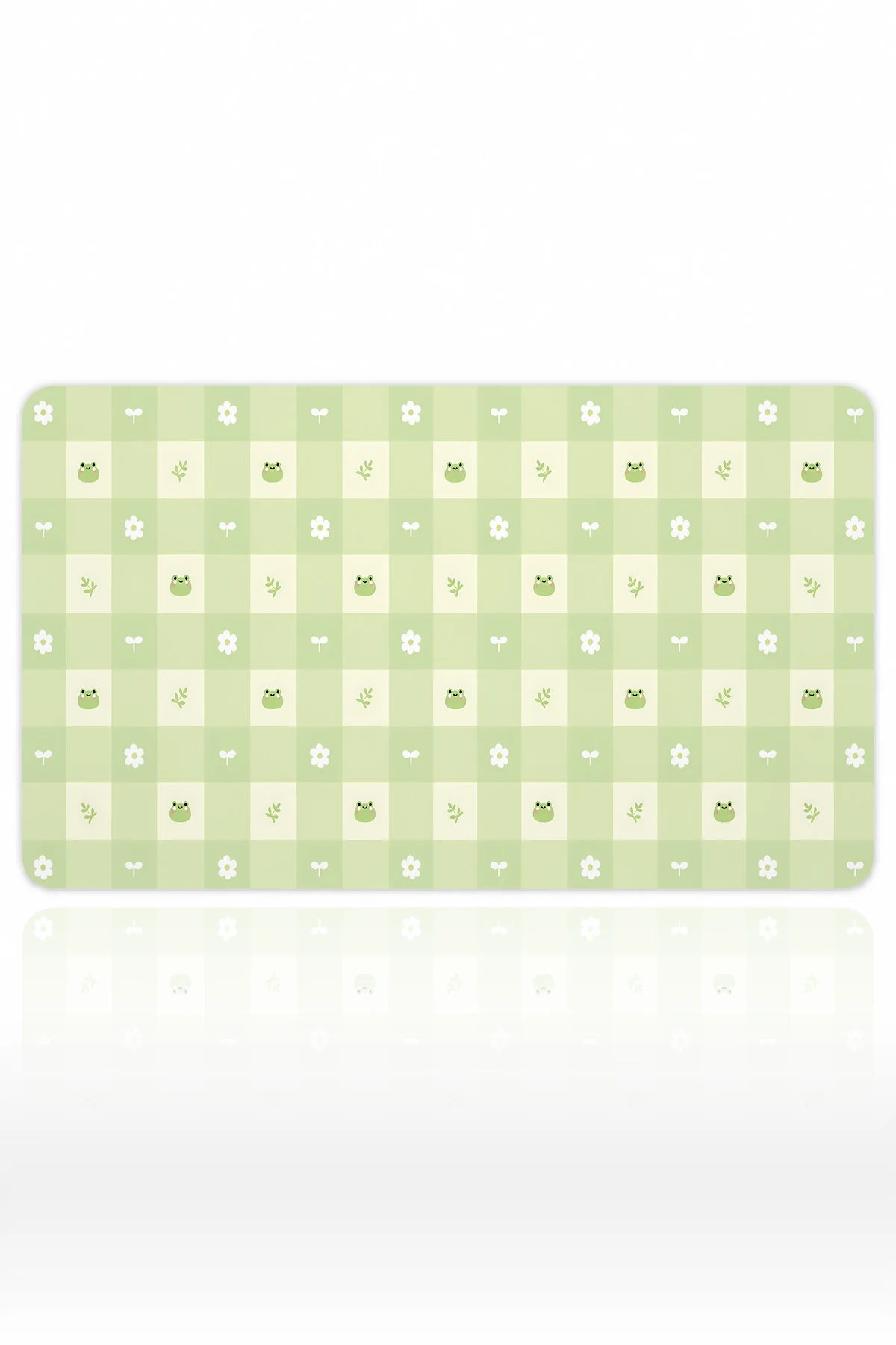 Froggy Gingham 60x40 Gaming Mousepad Froggy Gingham Dizüstü Gaming Mousepad