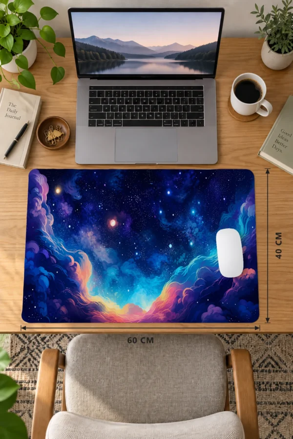 Cosmic Ember Clouds 60x40 Gaming Mousepad Cosmic Ember Clouds Dizüstü Gaming Mousepad