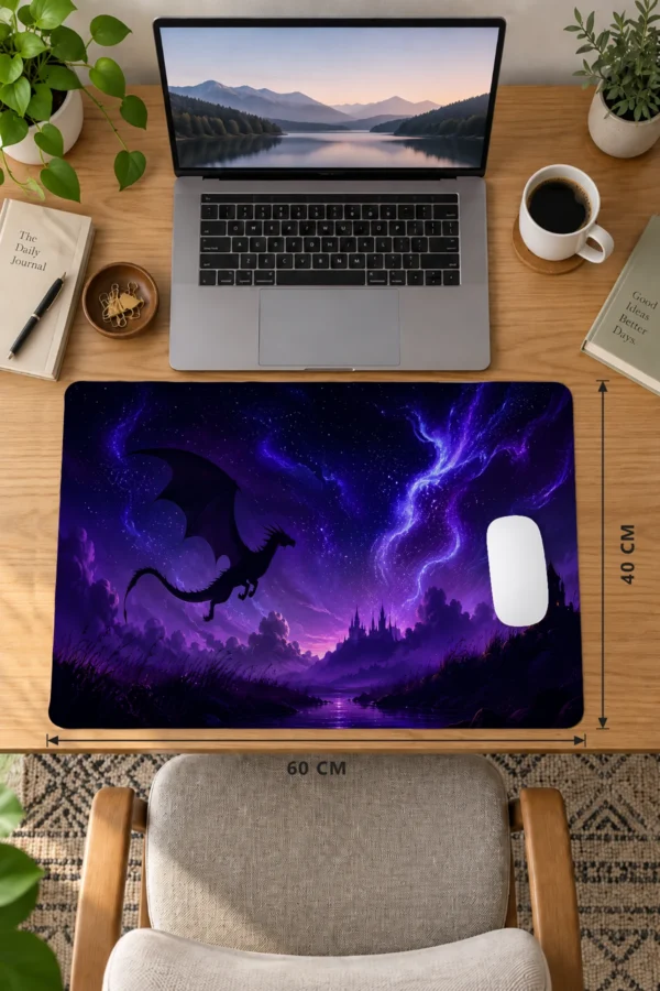 Violet Wyrm Citadel 60x40 Gaming Mousepad Violet Wyrm Citadel Dizüstü Gaming Mousepad
