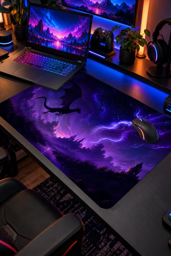 Violet Wyrm Citadel 60x40 Gaming Mousepad Violet Wyrm Citadel Dizüstü Gaming Mousepad