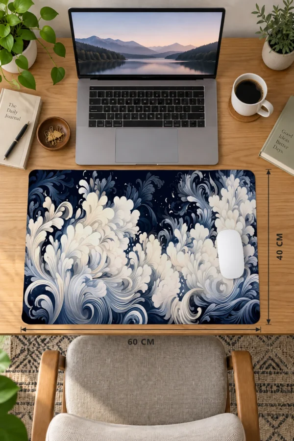 Ivory Baroque Tide 60x40 Gaming Mousepad Ivory Baroque Tide Dizüstü Gaming Mousepad