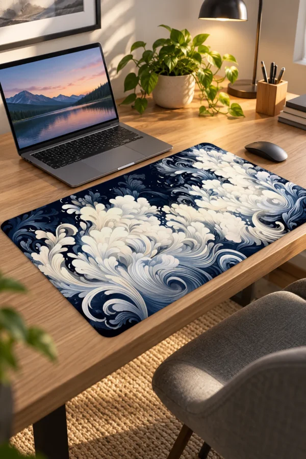 Ivory Baroque Tide 60x40 Gaming Mousepad Ivory Baroque Tide Dizüstü Gaming Mousepad