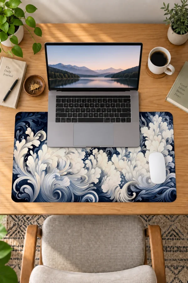 Ivory Baroque Tide 60x40 Gaming Mousepad Ivory Baroque Tide Dizüstü Gaming Mousepad