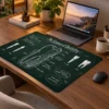 Chalkboard Molar 60x40 Gaming Mousepad Chalkboard Molar Dizüstü Gaming Mousepad
