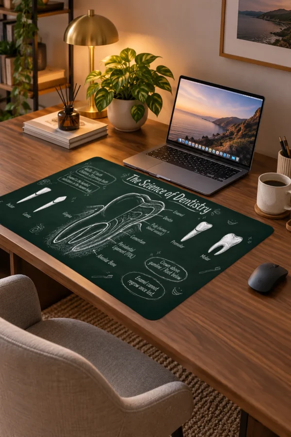 Chalkboard Molar 60x40 Gaming Mousepad Chalkboard Molar Dizüstü Gaming Mousepad