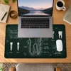 Chalkboard Molar 60x40 Gaming Mousepad Chalkboard Molar Dizüstü Gaming Mousepad